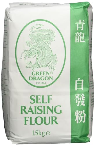 Green Dragon Spezialmehl, (Self Raising Flour) (1 x 1,5 kg Packung) von Zeenat