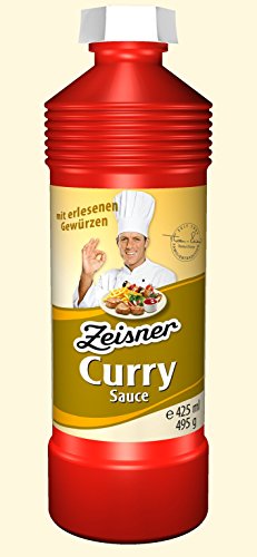 Zeisner Curry-Sauce mit erlesenen Gewürzen süßlich scharf, ohne künstliche Aromastoffe, 425 ml Zeisner Curry-Sauce mit erlesenen Gewürzen süßlich scharf, ohne künstliche Aromastoffe, 425 ml von Zeisner