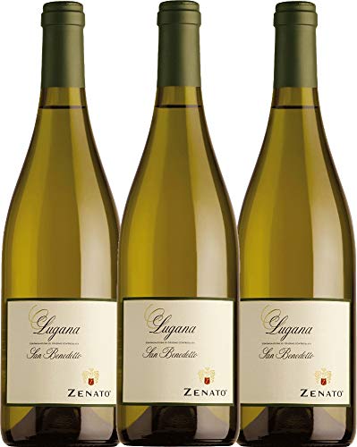 San Benedetto Lugana DOC von Zenato - Weißwein 3 x 0,75l VINELLO - 3er - Weinpaket inkl. kostenlosem VINELLO.weinausgießer von Zenato