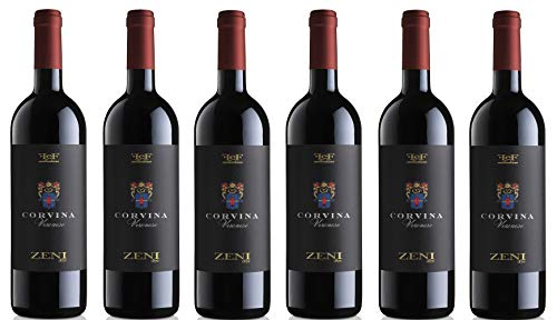 6x 0,75l - 2020er - Zeni - Corvina Veronese - Veneto I.G.P.- Italien - Rotwein trocken von Zeni