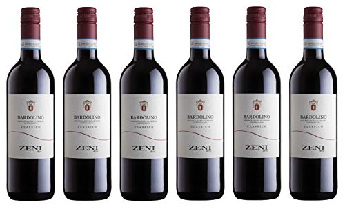 6x 0,75l - 2023er - Zeni - Bardolino Classico D.O.P. - Veneto - Italien - Rotwein trocken von Zeni
