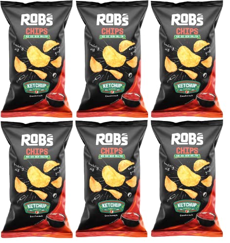 ROB'S CHIPS Originals Kartoffelchips WIE SIE SEIN SOLLTEN 6x 120g Ketchup ROB'S CHIPS Originals Kartoffelchips WIE SIE SEIN SOLLTEN 6x 120g Ketchup von Zentis