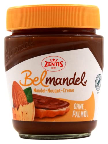 Zentis Belmandel Mandel-Nougat-Creme ohne Palmöl, 6er Pack (6 x 300g) von Zentis