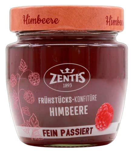 Zentis Frühstücks-Konfitüre Himbeere fein passiert, 10er Pack (10 x 230g) von Zentis