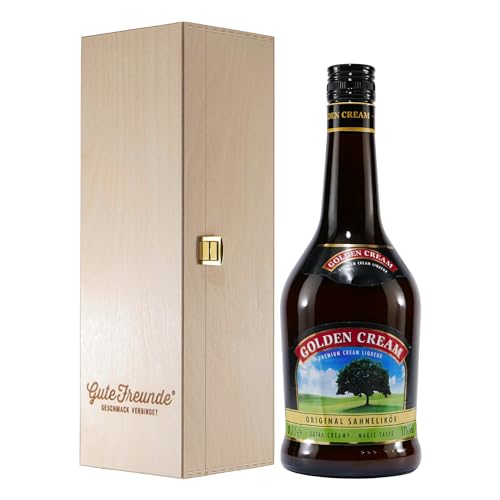 Golden Cream Sahnelikör mit Geschenk-Holzkiste Golden Cream Sahnelikör mit Geschenk-Holzkiste von Zentrale Handelsgesellschaft-ZHG-mbH