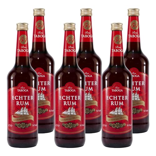 Ron Taboga Echter Rum 54% Rot (6 x 0,7L) von Zentrale Handelsgesellschaft-ZHG-mbH