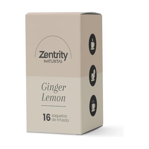Ginger Lemon Aufguss – Ingwer und Zitronengras Bio 16 Infusionsbeutel von Zentrity NATURITAS