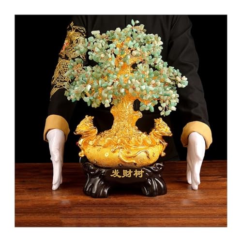 Feng Shui Baumdekoration für den Innenbereich, Chinesischer Fengshui Goldener Geldbaum, Citrin-Edelstein-Kristall, Geldbaum, Quarz-Edelstein, Glücksdekoration for Büro, Zuhause, Wohnzimmer – vermögens Feng Shui Baumdekoration für den Innenbereich, Chinesischer Fengshui Goldener Geldbaum, Citrin-Edelstein-Kristall, Geldbaum, Quarz-Edelstein, Glücksdekoration for Büro, Zuhause, Wohnzimmer – vermögens von Zephyria