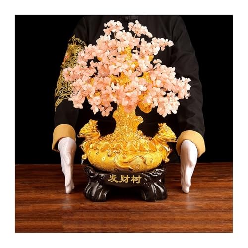 Feng Shui Baumdekoration für den Innenbereich, Chinesischer Fengshui Goldener Geldbaum, Citrin-Edelstein-Kristall, Geldbaum, Quarz-Edelstein, Glücksdekoration for Büro, Zuhause, Wohnzimmer – vermögens Feng Shui Baumdekoration für den Innenbereich, Chinesischer Fengshui Goldener Geldbaum, Citrin-Edelstein-Kristall, Geldbaum, Quarz-Edelstein, Glücksdekoration for Büro, Zuhause, Wohnzimmer – vermögens von Zephyria