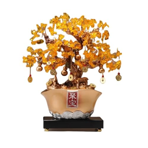 Feng Shui Baumdekoration für den Innenbereich, Citrin-Kristallbaum – Glücksfüllhorn-Ornamente for glückliche Wohn- und Bürodekoration, Chakra-Edelsteinbaum for Heilung und Geldanziehung, Desktop-Krist Feng Shui Baumdekoration für den Innenbereich, Citrin-Kristallbaum – Glücksfüllhorn-Ornamente for glückliche Wohn- und Bürodekoration, Chakra-Edelsteinbaum for Heilung und Geldanziehung, Desktop-Krist von Zephyria