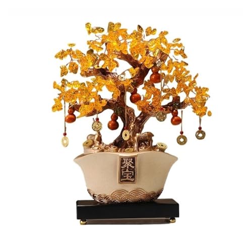 Feng Shui Baumdekoration für den Innenbereich, Citrin-Kristallbaum – Glücksfüllhorn-Ornamente for glückliche Wohn- und Bürodekoration, Chakra-Edelsteinbaum for Heilung und Geldanziehung, Desktop-Krist Feng Shui Baumdekoration für den Innenbereich, Citrin-Kristallbaum – Glücksfüllhorn-Ornamente for glückliche Wohn- und Bürodekoration, Chakra-Edelsteinbaum for Heilung und Geldanziehung, Desktop-Krist von Zephyria