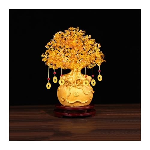 Feng Shui Baumdekoration für den Innenbereich, Feng Shui Citrin-Quarz-Kristall-Geldbaum, Bonsai, chinesischer Glücksbaum mit Glücksmünzen for Reichtum, Glück, Heimdekoration, kreative Geschenke, für Feng Shui Baumdekoration für den Innenbereich, Feng Shui Citrin-Quarz-Kristall-Geldbaum, Bonsai, chinesischer Glücksbaum mit Glücksmünzen for Reichtum, Glück, Heimdekoration, kreative Geschenke, für von Zephyria