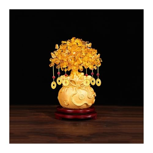 Feng Shui Baumdekoration für den Innenbereich, Feng Shui Citrin-Quarz-Kristall-Geldbaum, Bonsai, chinesischer Glücksbaum mit Glücksmünzen for Reichtum, Glück, Heimdekoration, kreative Geschenke, für Feng Shui Baumdekoration für den Innenbereich, Feng Shui Citrin-Quarz-Kristall-Geldbaum, Bonsai, chinesischer Glücksbaum mit Glücksmünzen for Reichtum, Glück, Heimdekoration, kreative Geschenke, für von Zephyria