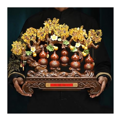 Feng Shui Baumdekoration für den Innenbereich, Geldbaum for den Innenbereich, Geldkristallbaum, Glückskürbis-Ornamente, Citrin-Glücksbaum, handgefertigte Kunstwerke im Bonsai-Stil, Dekoration for Glüc Feng Shui Baumdekoration für den Innenbereich, Geldbaum for den Innenbereich, Geldkristallbaum, Glückskürbis-Ornamente, Citrin-Glücksbaum, handgefertigte Kunstwerke im Bonsai-Stil, Dekoration for Glüc von Zephyria