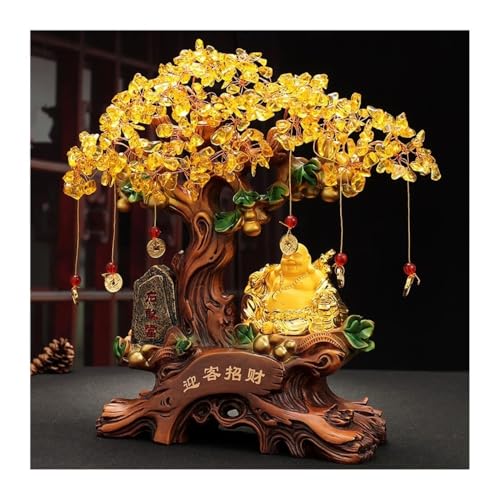 Feng Shui Baumdekoration für den Innenbereich, Geldkristallbaum for den Innenbereich, Citrin-Glücksbaum, Feng Shui-Glücksbaum, Bonsai-Baum, Dekoration, Büro, Geschäft, Umzug und Eröffnungsgeschenk, f Feng Shui Baumdekoration für den Innenbereich, Geldkristallbaum for den Innenbereich, Citrin-Glücksbaum, Feng Shui-Glücksbaum, Bonsai-Baum, Dekoration, Büro, Geschäft, Umzug und Eröffnungsgeschenk, f von Zephyria