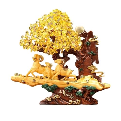 Feng Shui Baumdekoration für den Innenbereich, Handgefertigte Edelsteinbaum-Kristalldekoration – Feng Shui Geldbaum Bonsai spirituelles Geschenk – Kristallbaum des Lebens, künstlicher Baum for Heimdek Feng Shui Baumdekoration für den Innenbereich, Handgefertigte Edelsteinbaum-Kristalldekoration – Feng Shui Geldbaum Bonsai spirituelles Geschenk – Kristallbaum des Lebens, künstlicher Baum for Heimdek von Zephyria