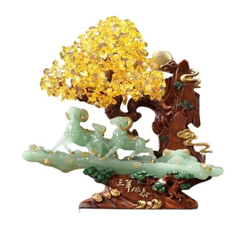 Feng Shui Baumdekoration für den Innenbereich, Handgefertigte Edelsteinbaum-Kristalldekoration – Feng Shui Geldbaum Bonsai spirituelles Geschenk – Kristallbaum des Lebens, künstlicher Baum for Heimdek Feng Shui Baumdekoration für den Innenbereich, Handgefertigte Edelsteinbaum-Kristalldekoration – Feng Shui Geldbaum Bonsai spirituelles Geschenk – Kristallbaum des Lebens, künstlicher Baum for Heimdek von Zephyria