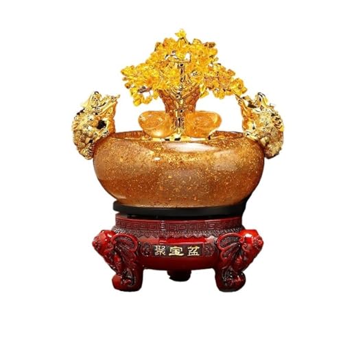 Feng Shui Baumdekoration für den Innenbereich, Schatztopf-Kristall-Baumschmuck – verheißungsvolles Feng-Shui-Dekor for die Anhäufung von Reichtum, Citrin-Edelstein-Baumskulptur for Wohlstand und Glück Feng Shui Baumdekoration für den Innenbereich, Schatztopf-Kristall-Baumschmuck – verheißungsvolles Feng-Shui-Dekor for die Anhäufung von Reichtum, Citrin-Edelstein-Baumskulptur for Wohlstand und Glück von Zephyria