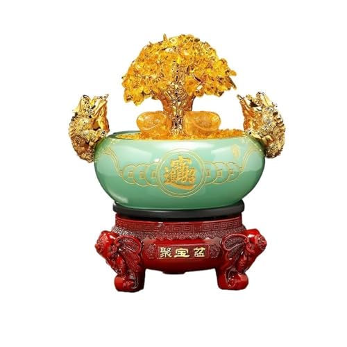 Feng Shui Baumdekoration für den Innenbereich, Schatztopf-Kristall-Baumschmuck – verheißungsvolles Feng-Shui-Dekor for die Anhäufung von Reichtum, Citrin-Edelstein-Baumskulptur for Wohlstand und Glück Feng Shui Baumdekoration für den Innenbereich, Schatztopf-Kristall-Baumschmuck – verheißungsvolles Feng-Shui-Dekor for die Anhäufung von Reichtum, Citrin-Edelstein-Baumskulptur for Wohlstand und Glück von Zephyria