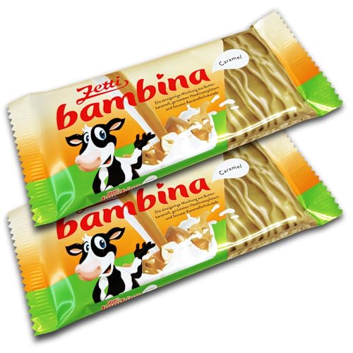 2 er Pack Zetti bambina weiß CARAMEL 2 x 90 g von Zetti