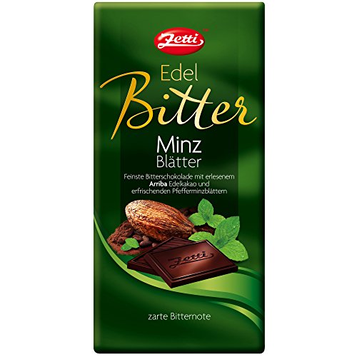 Zetti - Edel-Bitter Minzschokolade - 100g von Zetti