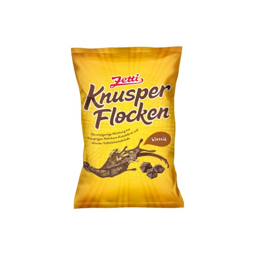 Zetti Knusperflocken – Premium Milchschokoladen-Flocken mit Knäckebrot, Made in Germany, 170g 24 Stück von Zetti