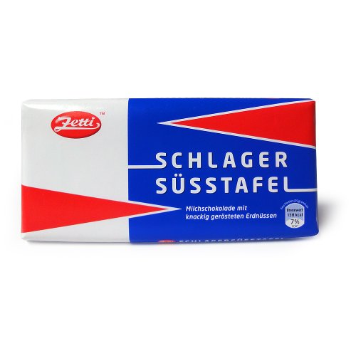 Zetti Schlagersüsstafel, Schokolade, 100 g Zetti Schlagersüsstafel, Schokolade, 100 g von Zetti