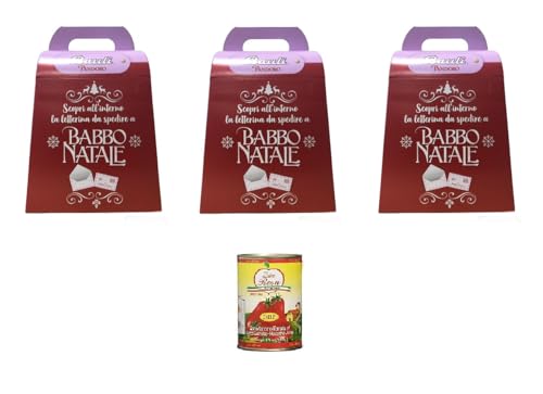 Bauli Pandoro LA POSTA DI BABBO NATALE DIE POST DES WEIHNACHTSMANNES 500g+ Zia Rosa DOP Pomodoro San Marzano Tomate aus Kampanien Dose von 400g Bauli Pandoro LA POSTA DI BABBO NATALE DIE POST DES WEIHNACHTSMANNES 500g+ Zia Rosa DOP Pomodoro San Marzano Tomate aus Kampanien Dose von 400g von Zia Rosa
