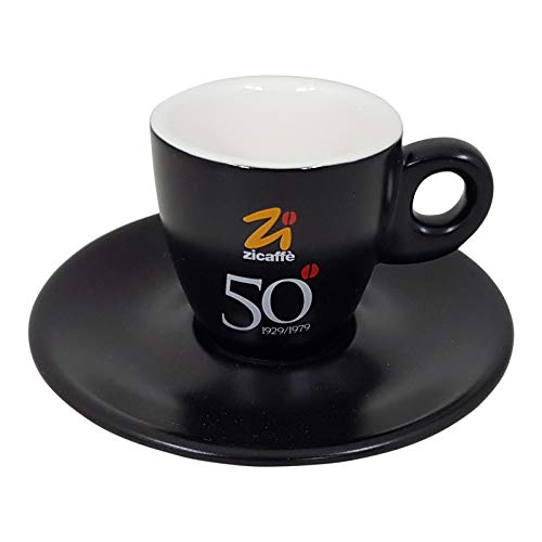 Zicaffe Espressotasse 50 Anniversario Black Edition mit Unterteller Zicaffe Espressotasse 50 Anniversario Black Edition mit Unterteller von Zicaffe