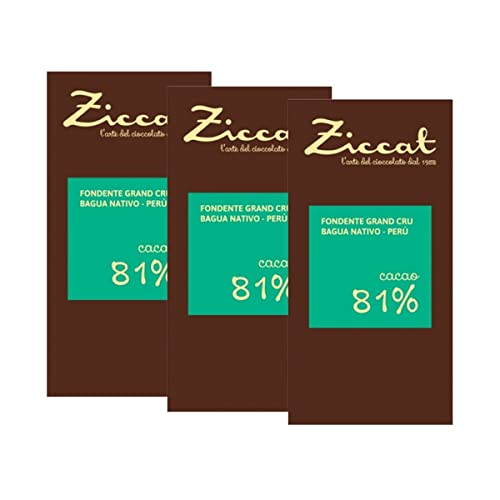 Ziccat - Einzelne Tafeln - Bagua Schokolade 81% - 3 x 70 g von Ziccat