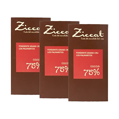 Ziccat - Einzelne Tafeln - Los Palmaritos Schokolade 75% - 3 x 70 g Ziccat - Einzelne Tafeln - Los Palmaritos Schokolade 75% - 3 x 70 g von Ziccat
