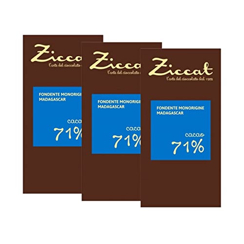 Ziccat - Einzelne Tafeln - Madagaskar Schokolade 71% - 3 x 70 g von Ziccat