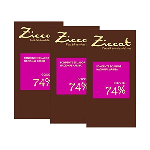 Ziccat - Einzelne Tafeln - Schokolade Ecuador 74% - 3 x 70 g Ziccat - Einzelne Tafeln - Schokolade Ecuador 74% - 3 x 70 g von Ziccat
