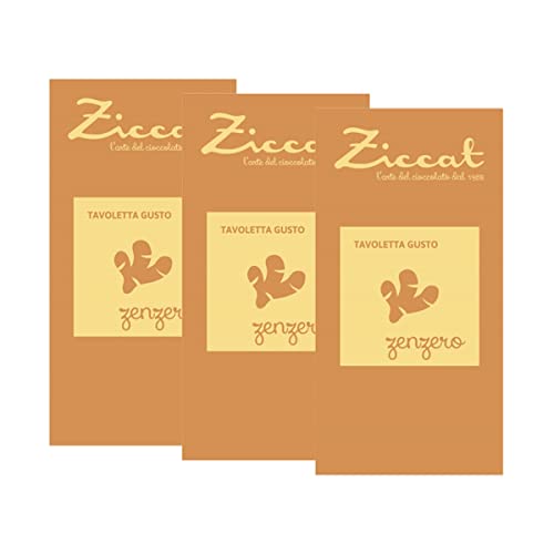 Ziccat - Schokoladenriegel mit Geschmack - Ingwer - 3 x 100 g Ziccat - Schokoladenriegel mit Geschmack - Ingwer - 3 x 100 g von Ziccat