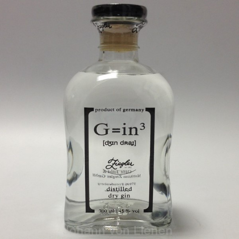 Ziegler Dry Gin Classic G=in³ 0,7 L 45%vol Ziegler Dry Gin Classic G=in³ 0,7 L 45%vol von Ziegler