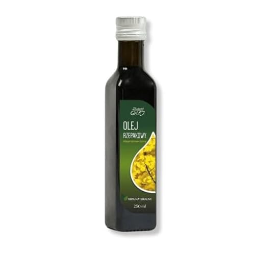 Kaltgepresstes Rapsöl 250 ml – Natürlich - gesund und vielseitig - Omega-3 -Vitamine A-D-E-K - Vegan - glutenfrei - ohne Zusätze Kaltgepresstes Rapsöl 250 ml – Natürlich - gesund und vielseitig - Omega-3 -Vitamine A-D-E-K - Vegan - glutenfrei - ohne Zusätze von Zielony Olej