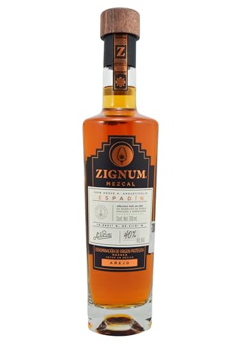 Zignum Mezcal Añejo 100% Agave 38% Vol. 0,7l in Geschenkbox von KDJMDL