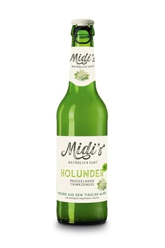 Midi´s Holunder natürliche Erfrischungen ohne Alkohol aus Tirol I 12 x 0,33 Liter I Tiroler Trinkgenuss mit langer Tradition und höchster Qualität. Midi´s Holunder natürliche Erfrischungen ohne Alkohol aus Tirol I 12 x 0,33 Liter I Tiroler Trinkgenuss mit langer Tradition und höchster Qualität. von Zillertal