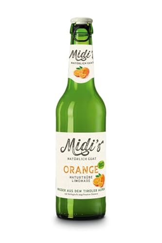 Midi´s Orange natürliche Erfrischungen ohne Alkohol aus dem Zillertal I 12 x 0,33 Liter I Tiroler Trinkgenuss mit langer Tradition und höchster Qualität. Midi´s Orange natürliche Erfrischungen ohne Alkohol aus dem Zillertal I 12 x 0,33 Liter I Tiroler Trinkgenuss mit langer Tradition und höchster Qualität. von Zillertal