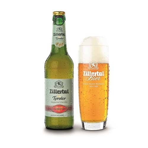 Zillertal Tyroler Imperial Zwickl Bier 12 x 0,33 Liter I Tiroler Trinkgenuss mit langer Tradition und höchster Qualität. von Zillertal