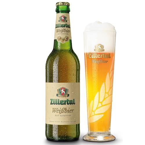 Zillertal Weißbier Hell - Naturtrüb 12 x 0,5 Liter I Tiroler Trinkgenuss mit langer Tradition und höchster Qualität. Zillertal Weißbier Hell - Naturtrüb 12 x 0,5 Liter I Tiroler Trinkgenuss mit langer Tradition und höchster Qualität. von Zillertal