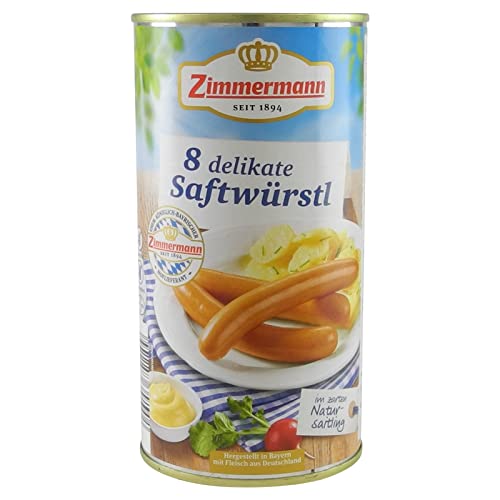 Delikate Saftwürstl (8 Stück / 250 g) von Zimmermann