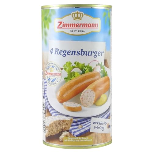 Regensburger (Würstchen / 4 Stück / 250 g) von Zimmermann