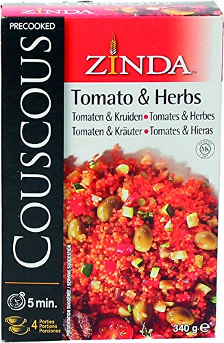 Zinda Couscous Tomate und Gewürze, 12er Pack (12 x 340 g) von Zinda