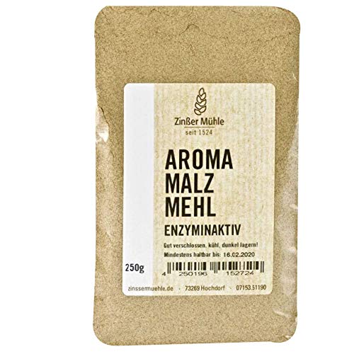 Aromamalzmehl enzyminaktiv 250 g Aromamalzmehl enzyminaktiv 250 g von Zinßer Mühle