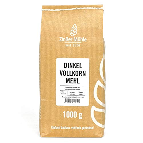 Dinkelvollkornmehl 1000 g von Zinßer Mühle