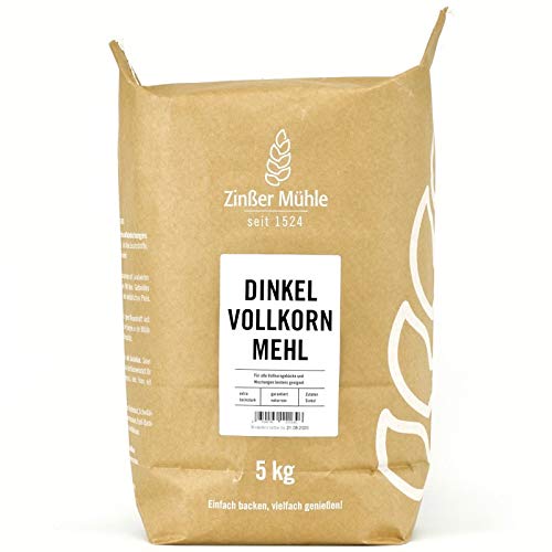 Dinkelvollkornmehl 5 kg Dinkelvollkornmehl 5 kg von Zinßer Mühle