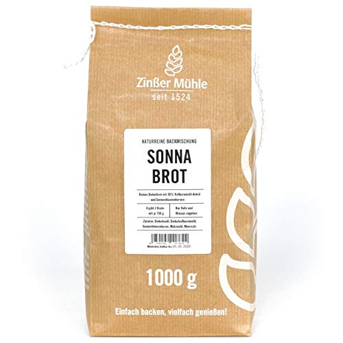 Sonnabrot Backmischung 1000 g von Zinßer Mühle