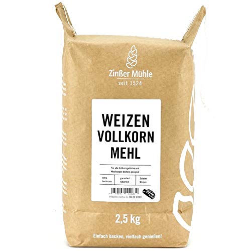 Weizenvollkornmehl 2,5 kg von Zinßer Mühle