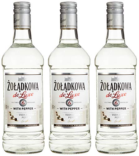 Zoladkowa Gorzka De Luxe Wodka mit Pfeffer (3 x 0.5 l) von Zoladkowa Gorzka de Luxe